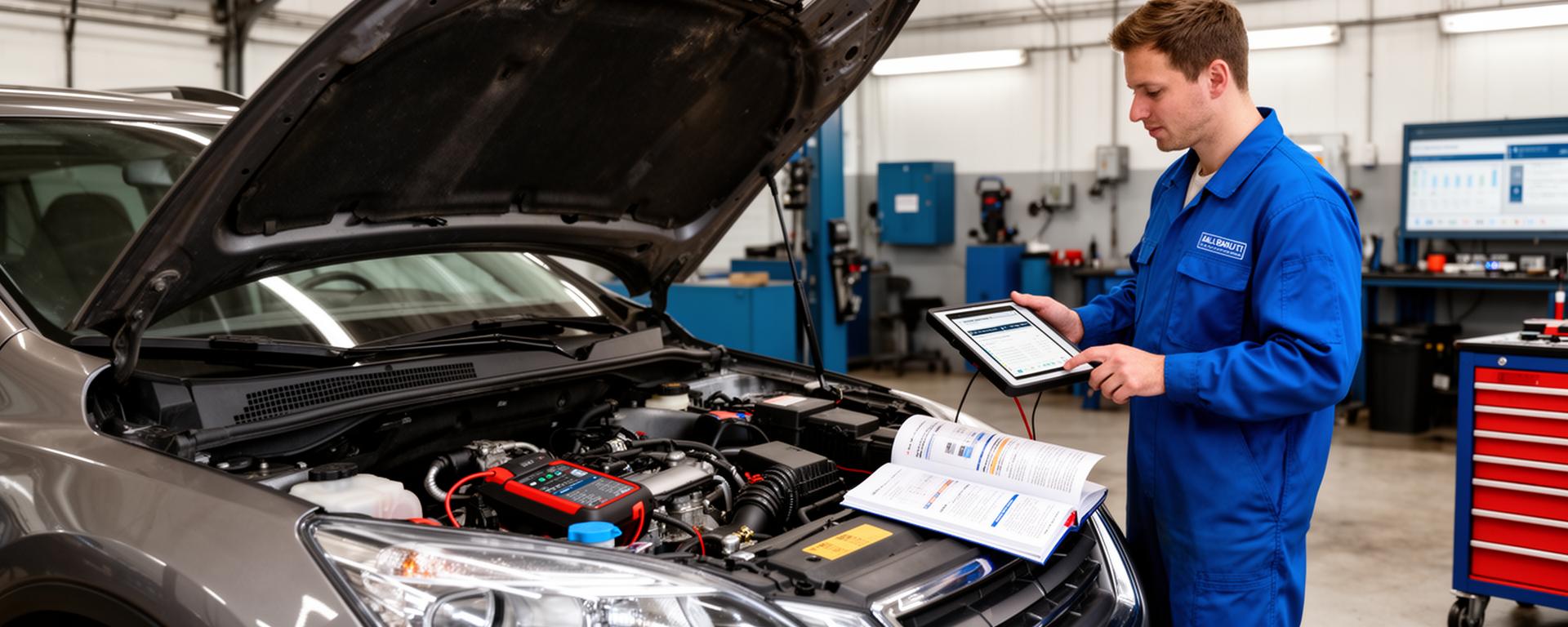 Takeldirect.be - Kennisbank | Alles over Autopech & Takeldiensten Automonteur met diagnoseapparatuur - Kennisbank over autopech, takeldiensten en voertuigonderhoud
